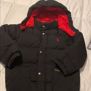 Kids 4t Polo puffer coat
